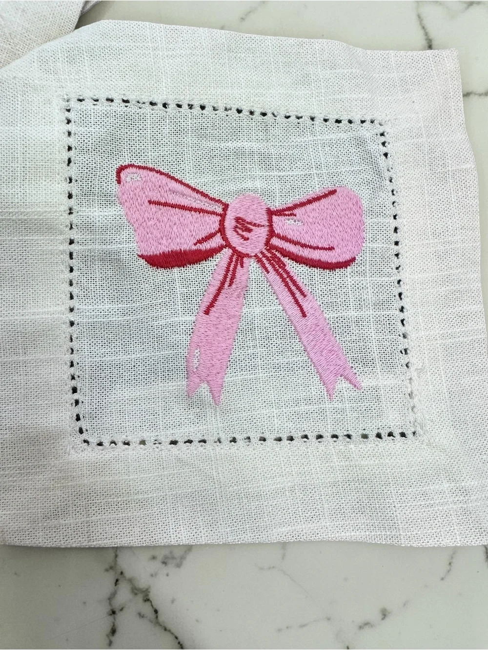 NWT Urban Outfitters Icon Embroidered Fabric Coaster Set